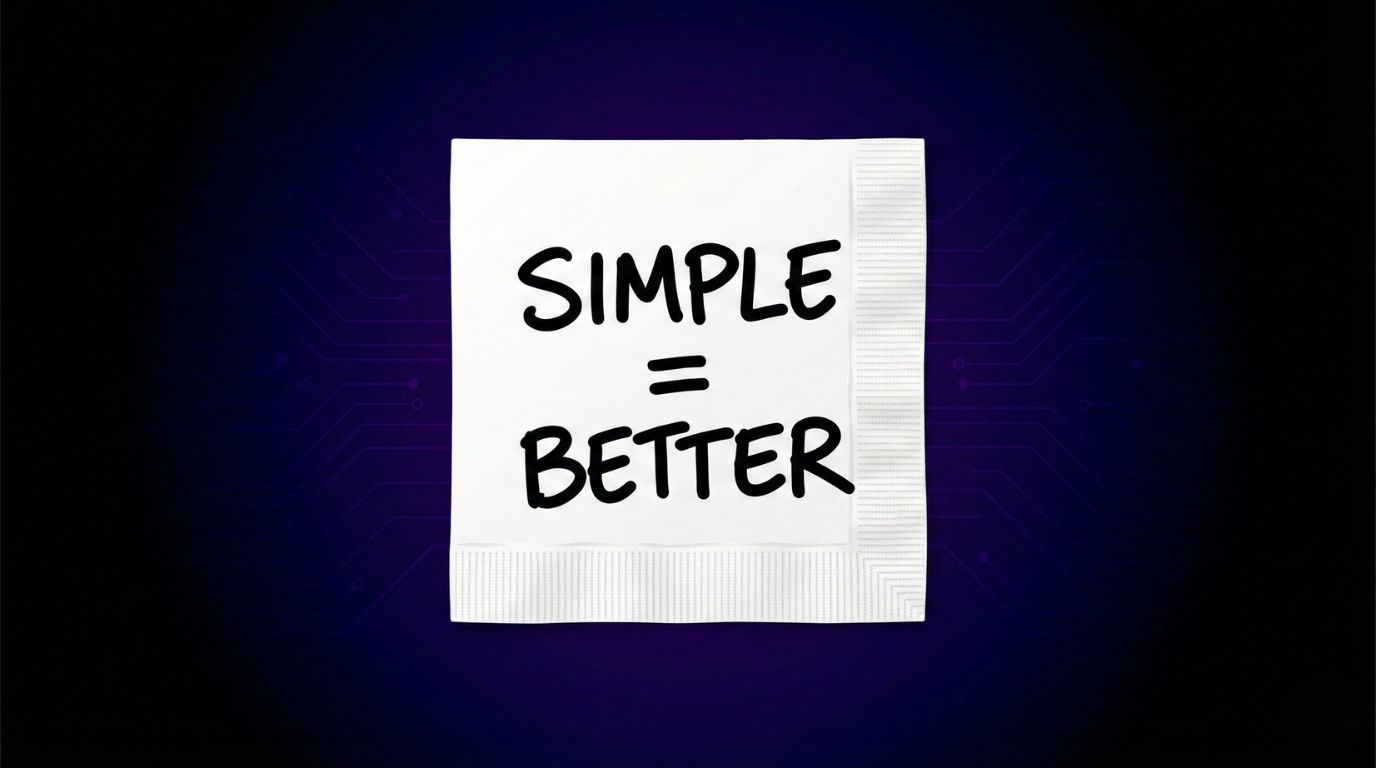 The "Napkin Test": Why Simple Commission Plans Outperform Complex Ones